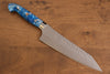 Yu Kurosaki Senko SG2 Hammered Gyuto 180mm Blue white Acrylic Handle - Seisuke Knife - Slide 1