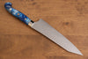 Yu Kurosaki Senko SG2 Hammered Gyuto 180mm Blue white Acrylic Handle - Seisuke Knife - Slide 2