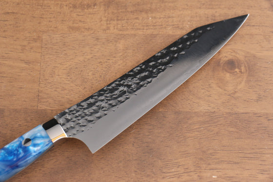 Yu Kurosaki Senko SG2 Hammered Gyuto 180mm Blue white Acrylic Handle - Seisuke Knife