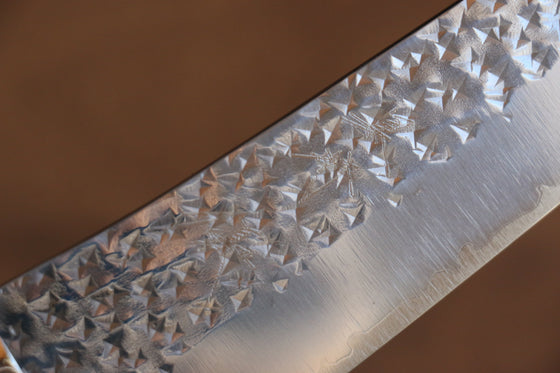 Yu Kurosaki Senko SG2 Hammered Gyuto 180mm Blue white Acrylic Handle - Seisuke Knife