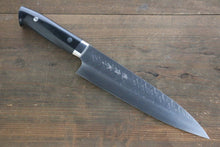  Takeshi Saji SRS13 Hammered Gyuto 210mm Black Micarta Handle - Seisuke Knife