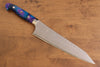 Yu Kurosaki Senko SG2 Hammered Gyuto 210mm Blue purple Acrylic Handle - Seisuke Knife - Slide 1