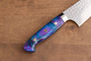 Yu Kurosaki Senko SG2 Hammered Gyuto 210mm Blue purple Acrylic Handle - Seisuke Knife - Slide 6