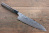 Makoto Kurosaki VG10 Damascus Gyuto 210mm Ebony Wood Handle - Seisuke Knife