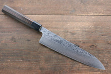  Makoto Kurosaki VG10 Damascus Gyuto 210mm Ebony Wood Handle - Seisuke Knife