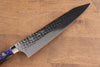 Yu Kurosaki Senko SG2 Hammered Gyuto 210mm Black Acrylic Handle - Seisuke Knife - Slide 3