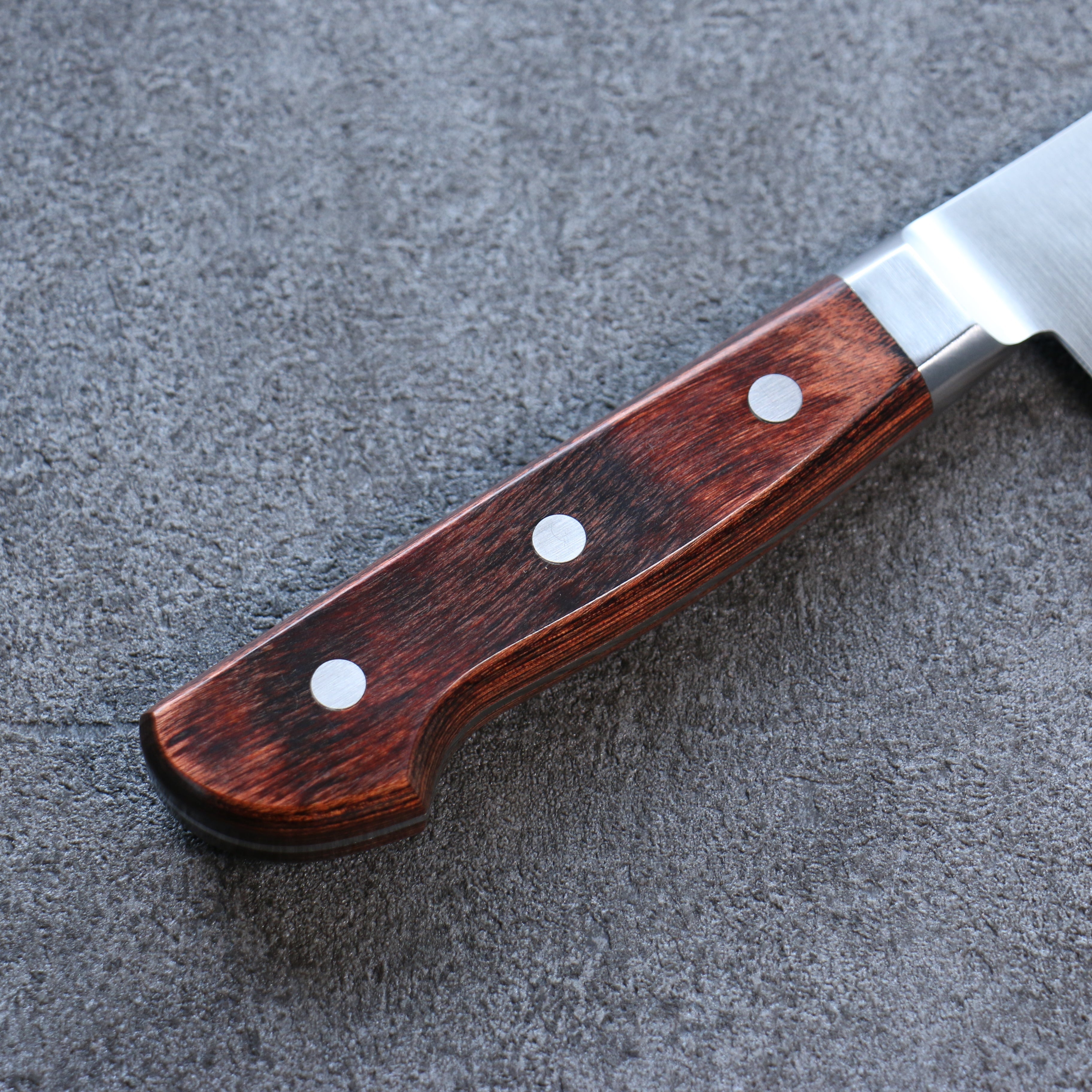 Seisuke SG2 Hammered Kiritsuke Gyuto 210mm Mahogany Handle - Seisuke Knife