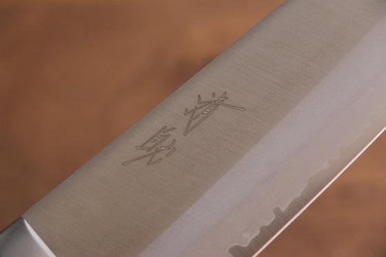 Seisuke VG1 Kasumitogi Santoku 165mm Mahogany Handle - Seisuke Knife