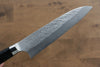 Takeshi Saji SRS13 Hammered Santoku 180mm Black Pakka wood Handle - Seisuke Knife - Slide 4