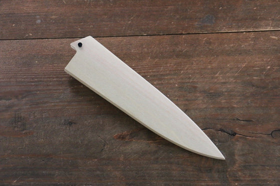 Magnolia Saya Sheath for Petty Knife with with Plywood Pin 135mm (Nashiji) - Seisuke Knife