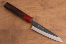  Yoshimi Kato Blue Super Kurouchi Petty-Utility 120mm Shitan Handle - Seisuke Knife