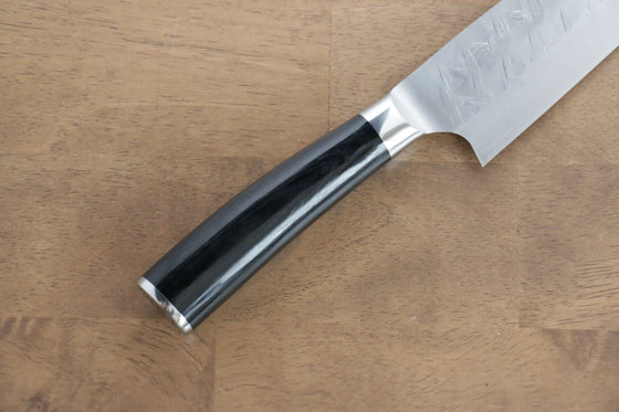 Takeshi Saji SRS13 Hammered Gyuto 210mm Black Pakka wood Handle - Seisuke Knife