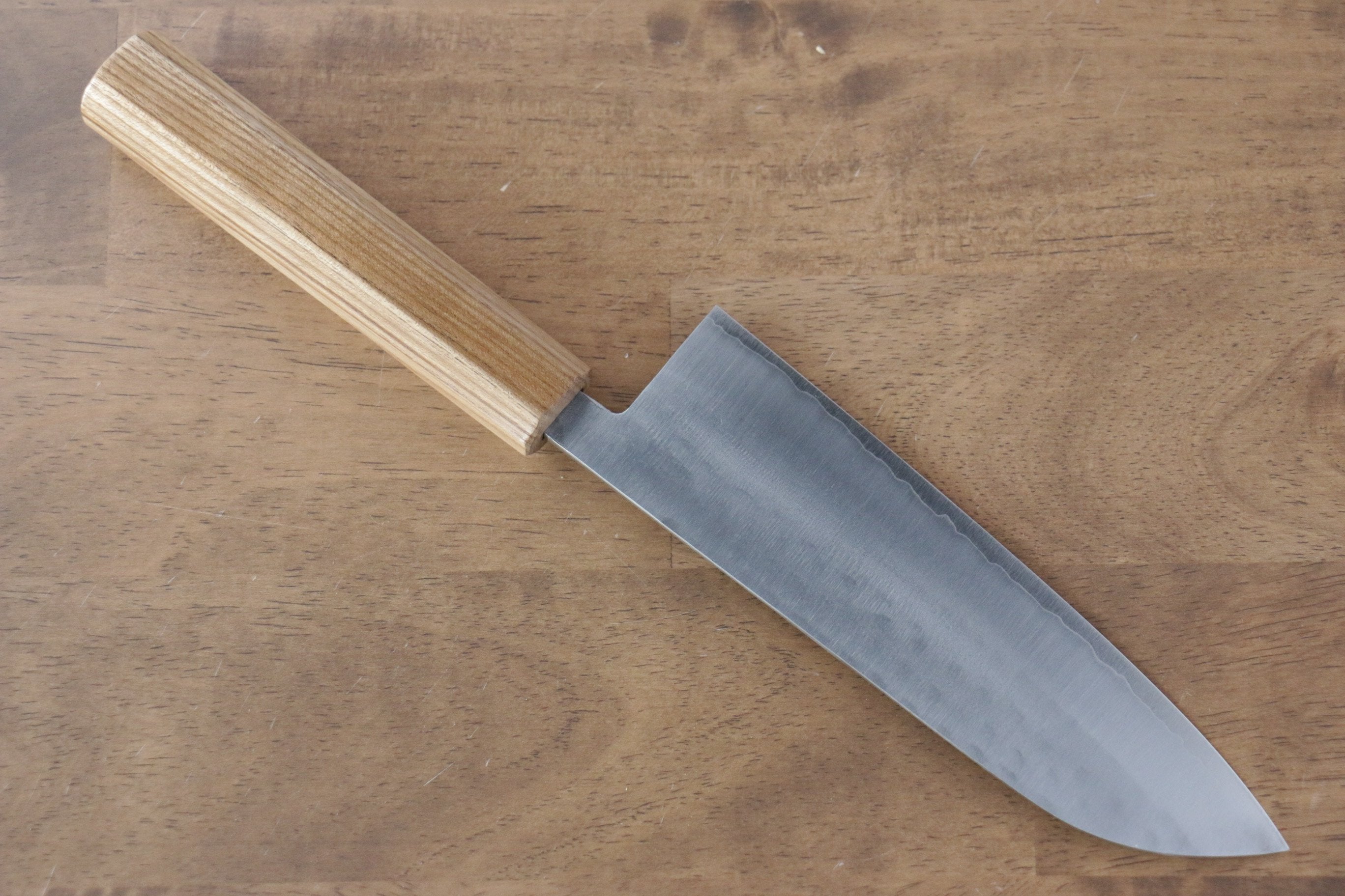 Kunihira VG1 Hammered Santoku 170mm Enju Handle - Seisuke Knife