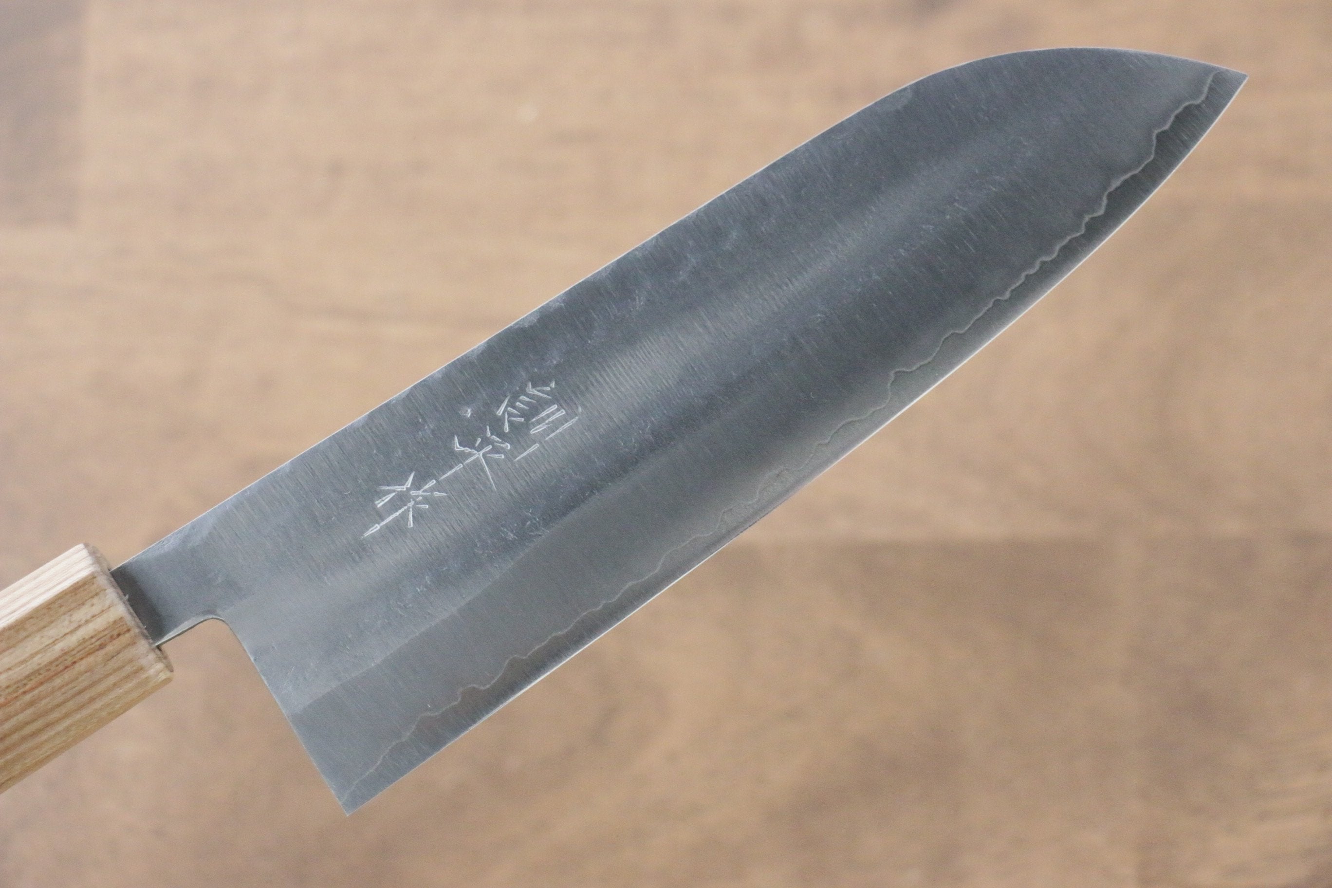 Kunihira VG1 Hammered Santoku 170mm Enju Handle - Seisuke Knife