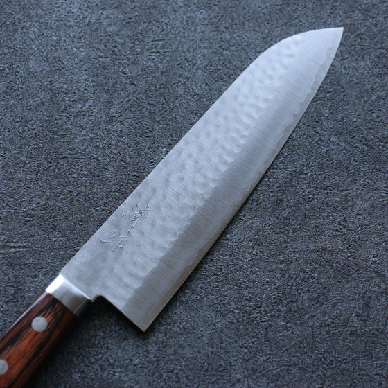 Seisuke VG1 Hammered Gyuto 180mm Mahogany Handle - Seisuke Knife