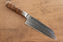  Takeshi Saji SG2 Hammered(Maru) Bunka 165mm Chinese Quince Handle - Seisuke Knife