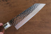 Takeshi Saji SG2 Hammered(Maru) Bunka 165mm Chinese Quince Handle - Seisuke Knife - Slide 4