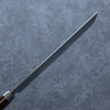 Seisuke VG1 Hammered Nakiri 165mm Mahogany Handle - Seisuke Knife