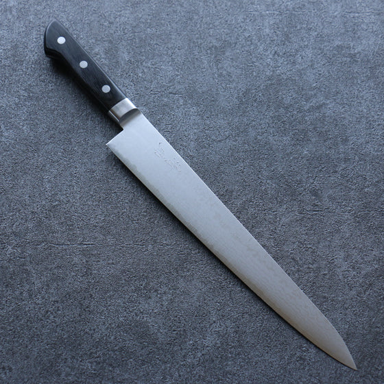 Seisuke VG10 Damascus Sujihiki 270mm Black Pakka wood Handle - Seisuke Knife