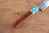 Yu Kurosaki Senko SG2 Hammered Petty-Utility 150mm Shitan(ferrule: Turquoise) Handle - Seisuke Knife - Slide 7