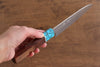 Yu Kurosaki Senko SG2 Hammered Petty-Utility 150mm Shitan(ferrule: Turquoise) Handle - Seisuke Knife - Slide 8