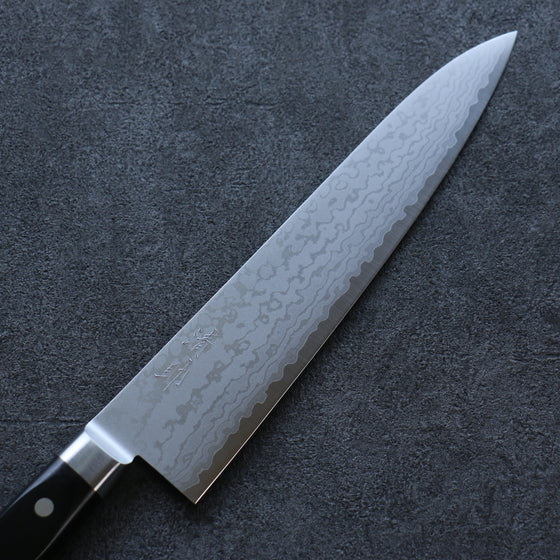 Seisuke VG10 Damascus Gyuto 240mm Black Pakka wood Handle - Seisuke Knife