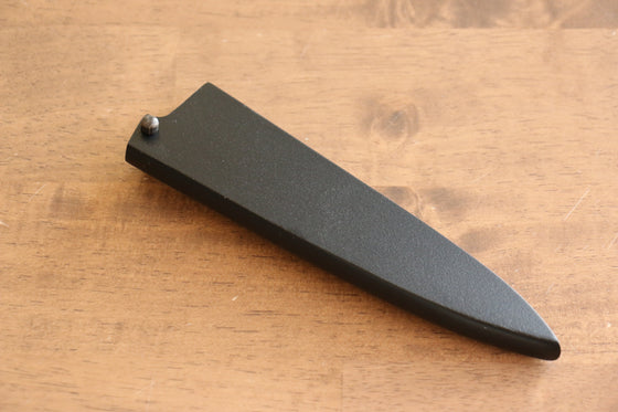 Black Saya Sheath for Small Santoku Knife with Plywood Pin 135mm - Seisuke Knife