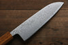 Seisuke SLD 49 Layer Damascus Santoku 165mm with Oak Handle - Seisuke Knife