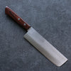 Seisuke VG1 Hammered Nakiri 165mm Mahogany Handle - Seisuke Knife