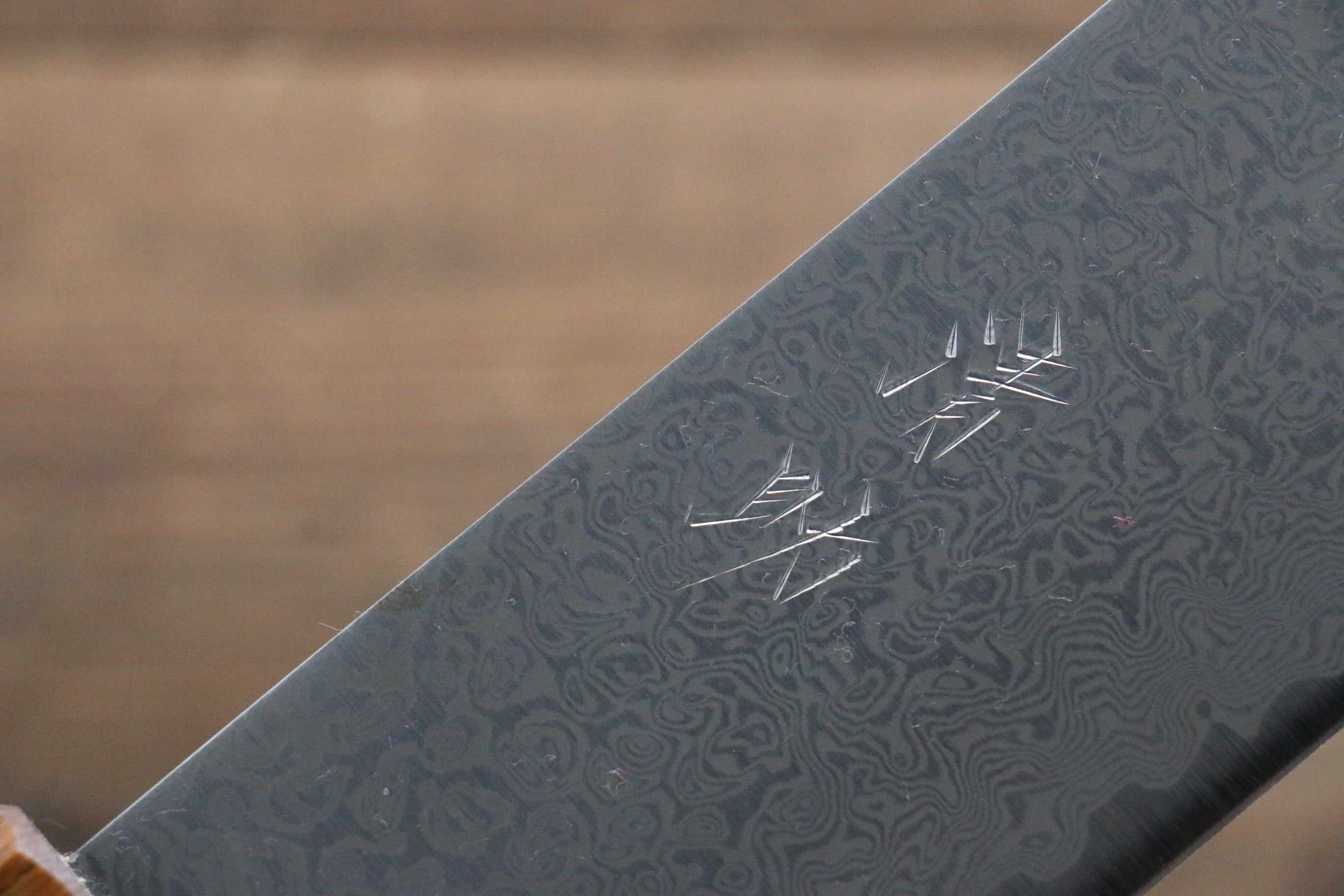 Seisuke SLD 49 Layer Damascus Nakiri 165mm Oak Handle - Seisuke Knife
