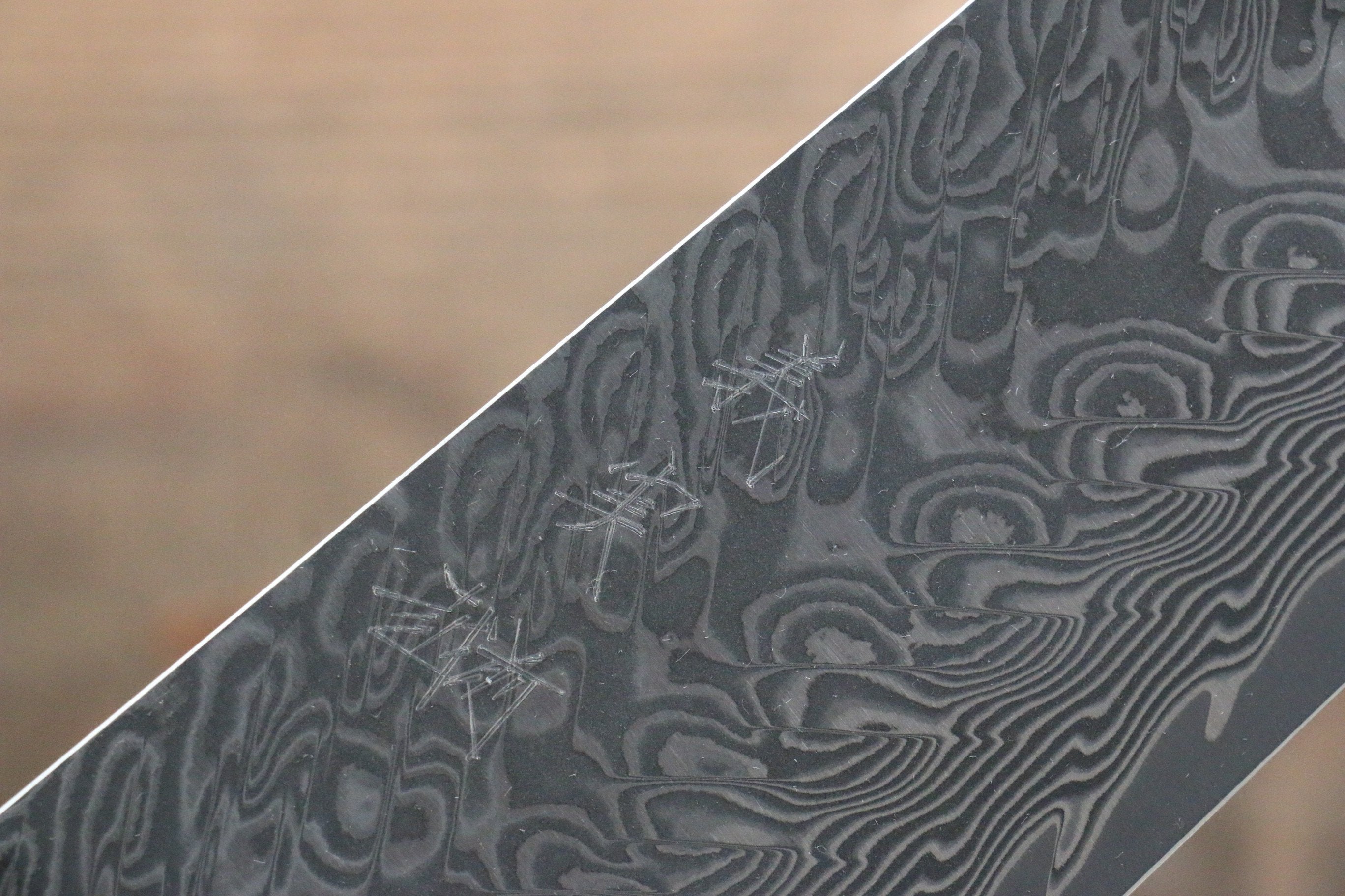Yoshimi Kato SG2 Damascus Gyuto 270mm with Red Honduras Handle - Seisuke Knife