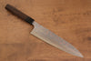 Takeshi Saji Blue Steel No.2 Colored Damascus Gyuto 210mm Shitan Handle - Seisuke Knife