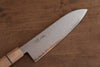 Seisuke VG10 Damascus Santoku 180mm White wood Handle - Seisuke Knife - Slide 4