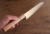 Seisuke VG10 Damascus Santoku 180mm White wood Handle - Seisuke Knife - Slide 7