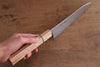 Seisuke VG10 Damascus Santoku 180mm White wood Handle - Seisuke Knife - Slide 8