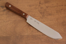  Seisuke Sanzoku Japanese Steel Butcher 150mm with Shitan Handle - Seisuke Knife