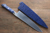 Seisuke Seiten Molybdenum Gyuto 210mm Blue Pakka wood Handle with Sheath - Seisuke Knife - Slide 2