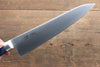 Seisuke Seiten Molybdenum Gyuto 210mm Blue Pakka wood Handle with Sheath - Seisuke Knife - Slide 6