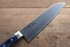 Seisuke Seiten Molybdenum Santoku 180mm Blue Pakka wood Handle with Sheath - Seisuke Knife - Slide 5