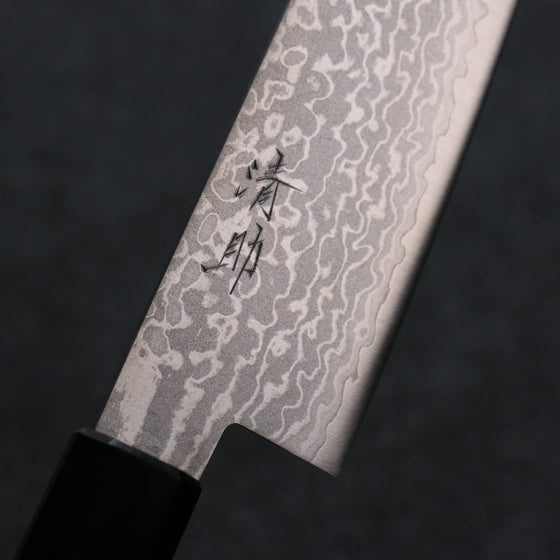 Seisuke VG10 Damascus Santoku 165mm Walnut Handle - Seisuke Knife