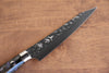 Yu Kurosaki Senko Ei SG2 Hammered Petty-Utility 130mm Black Acrylic Handle - Seisuke Knife - Slide 3