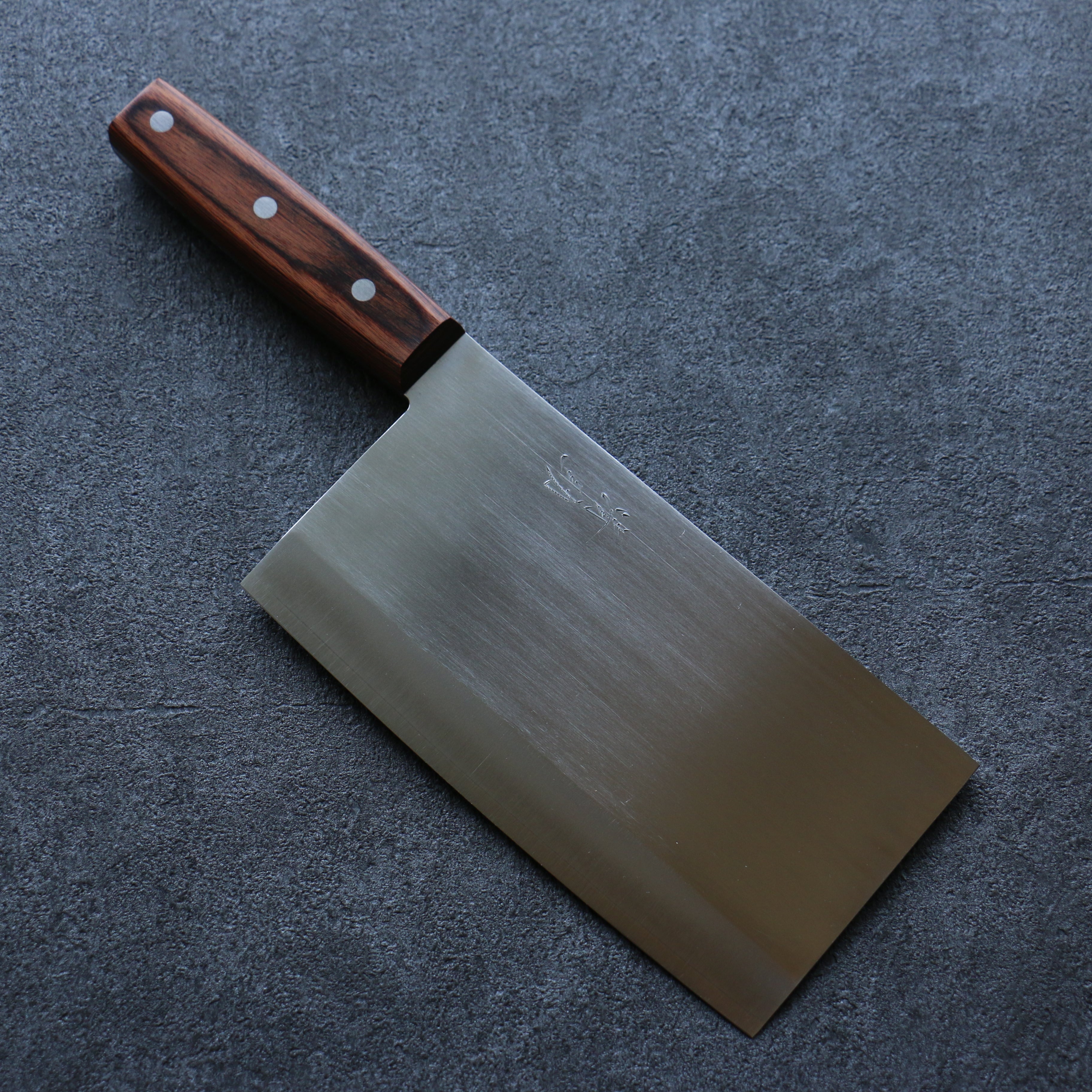 Seisuke VG10 Kasumitogi Chinese Cleaver 180mm Mahogany Handle - Seisuke Knife