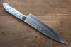 Takeshi Saji SRS13 Hammered Gyuto 210mm WhiteBlack Stone Handle - Seisuke Knife - Slide 2