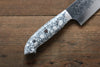 Takeshi Saji SRS13 Hammered Gyuto 210mm WhiteBlack Stone Handle - Seisuke Knife - Slide 6