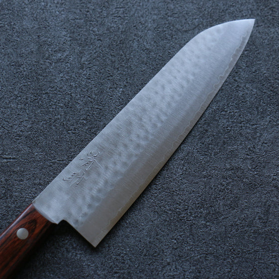 Seisuke VG1 Hammered Gyuto 180mm Mahogany Handle - Seisuke Knife