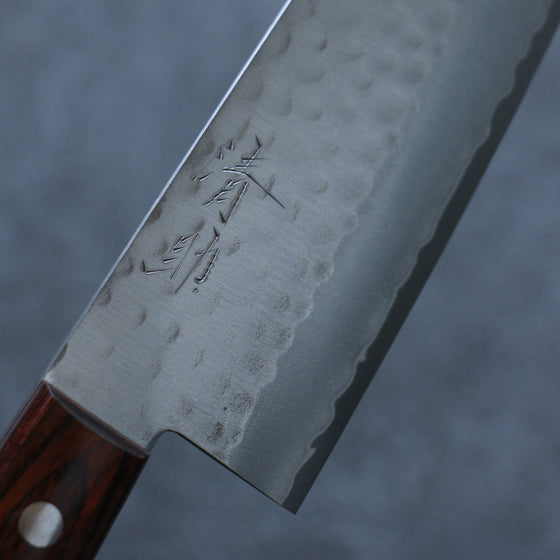 Seisuke VG1 Hammered Gyuto 180mm Mahogany Handle - Seisuke Knife