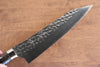 Yu Kurosaki Senko Ei SG2 Hammered Gyuto 180mm Black Acrylic Handle - Seisuke Knife - Slide 4