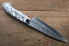 Takeshi Saji SRS13 Hammered Petty-Utility 135mm WhiteBlack Stone Handle - Seisuke Knife - Slide 2