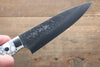 Takeshi Saji SRS13 Hammered Petty-Utility 135mm WhiteBlack Stone Handle - Seisuke Knife - Slide 3