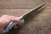 Takeshi Saji SRS13 Hammered Petty-Utility 135mm WhiteBlack Stone Handle - Seisuke Knife - Slide 11